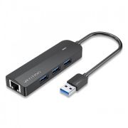 Vention USB 3.0 M / Gigabit Ethernet RJ45 F+OTG хаб 3xUSB (CHNBB)