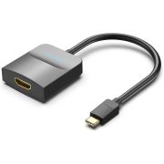 Мультимедиа конвертер Vention TDCBB USB Type C M/HDMI F, Черный