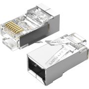 Коннектор Vention RJ45 (8p8c), FTP, cat. 6, под витую пару, экранированный (50шт.) (IDCR0-50)