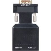 Переходник VCOM HDMI F/VGA M+mini jack 3.5 mm M (CA336A)