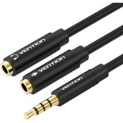 Разветвитель Vention mini Jack 3.5 mm M/mini Jack 3.5 mm F x 2 - 0.3 м (BBCBY)