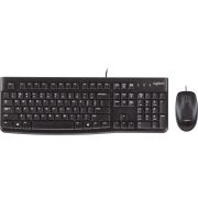 Клавиатура + мышь Logitech Desktop MK120 Black