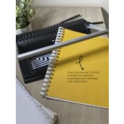 Пружины пластиковые 10 мм белые / черные (46-65 лист) 50+50 шт, ГЕЛЕОС [BCA4-10WB]