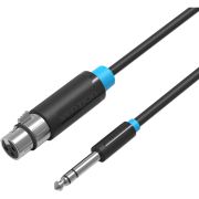 Кабель Vention jack 6.5 mm(m)/XLR(f) - 3 м (BBEBI)