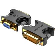 Адаптер-переходник Vention DVI-I 24+5M/VGA 15F (ECFB0)