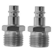 Ниппель универсальный быстросъемный («папа») внешняя резьба 1/2, 2 шт, Stels