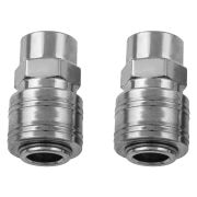 Муфта универсальная быстросъемная («мама») 1/4, внутренняя резьба, 2 шт, Stels