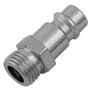 Ниппель универсальный быстросъемный («папа») 1/4, внешняя резьба, 2 шт, Stels