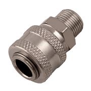 Муфта универсальная быстросъемная («мама») 3/8, внешняя резьба, 2 шт, Stels