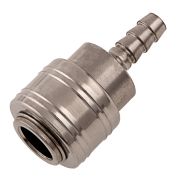 Муфта универсальная быстросъемная («мама») 3/8, со штуцером «елка» под шланг 8 мм, 2 шт, Stels