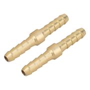 Штуцер «елка» двусторонний соединительный под шланг 6 мм, 2 шт Stels