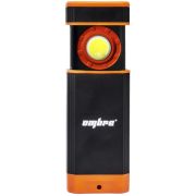 A90068 Фонарь светодиодный аккумуляторный, карманный, складной, со световым пучком 500+160 Лм