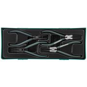 AG010002SP Универсальный набор щипцов для стопорных колец «разжим и сжим» 7