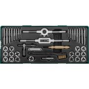 AG10001SP Набор метчиков и плашек с аксессуарами 40 предметов (ложемент)