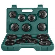AI050004 Комплект чашек для съема масляных фильтров 65-100 мм, 15 предметов