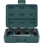 AN040120 Спиральные головки для демонтажа поврежденного крепежа в наборе, 17, 19, 21, 22 мм, 5 предметов