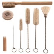 AS-0026 Комплект щеток для чистки покрасочного пистолета «Краскопульта», 12 предметов