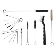 AS-0049 Комплект щеток мастер для чистки покрасочного пистолета «Краскопульта», 17 предметов