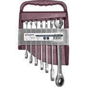 CRWS7PR Набор ключей гаечных комбинированных трещоточных на держателе, 8-19 мм, 7 предметов