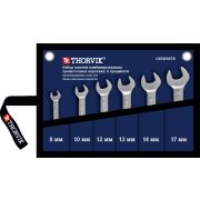 CSRWS6TB Набор ключей гаечных комбинированных трещоточных коротких в сумке, 8-17 мм, 6 предметов