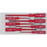 D02AC07S Набор отверток стержневых диэлектрических, 7 предметов