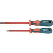 DV13S275 Отвертка стержневая шлицевая диэлектрическая, SL2,5х75 мм