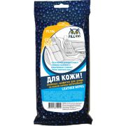 FL104 Влажные салфетки для ухода за кожей салона автомобиля в сашетах, 25 штук