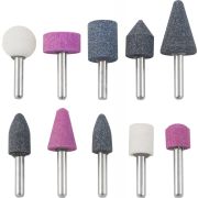 GSK10 Универсальные профильные шлифовальные насадки в наборе, O 6 мм,  10 предметов