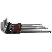 HKLB9S Набор ключей торцевых шестигранных удлиненных с шаром, H1.5-H10, 9 предметов