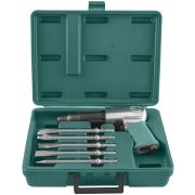 JAH-6833HK Набор молоток пневматический 2100 уд/мин., патрон H10, с насадками, 8 предметов