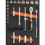 OMT23STE Набор головок торцевых 3/8