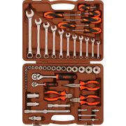 OMT55S Набор инструмента универсальный 1/4«, 1/2»DR, 55 предметов