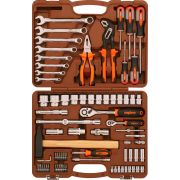 OMT77S12 Набор инструмента универсальный 1/4«, 1/2»DR с головками торцевыми 12-гранными 1/2