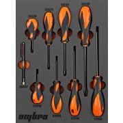 OMT9STE Набор отверток стержневых Basic в EVA ложементе 280х375 мм, 9 предметов