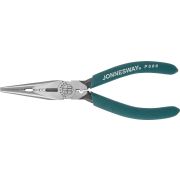 P066 Длинногубцы прямые, многофункциональные, с ПВХ рукоятками, 160 мм