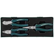 P0803SP Набор шарнирно-губцевого инструмента в ложементе, 3 предмета