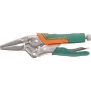 P36M06C Зажим ручной с фиксацией, прорезиненными рукоятками и удлиненными губками, 160 мм, 0-50 мм