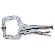 P53M18 Зажим ручной с фиксацией, С-образный захват, 450 мм, 0-180 мм