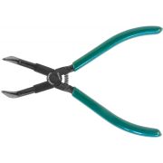 P9508C Щипцы загнутые 90° для стопорных колец удлиненные с ПВХ рукоятками, сжим, 215 мм, 10-32 мм