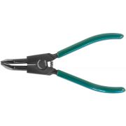 P9508D Щипцы загнутые 90° для стопорных колец удлиненные с ПВХ рукоятками, разжим, 215 мм, 10-32 мм