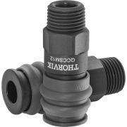 QCCSM12 Муфта БРС европейского типа с наружней резьбовой частью BSPT 1/2