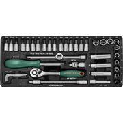 S04H2141S Набор головок торцевых 1/4