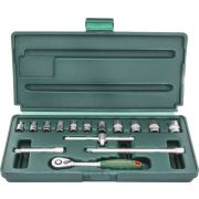 S04H2715S Набор головок торцевых 1/4