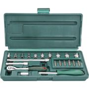 S04H2721S Набор головок торцевых 1/4