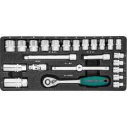 S04H3125S Набор головок торцевых 3/8