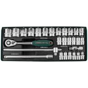 S04H4728S Набор головок торцевых 1/2