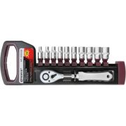 S11S1111SP Набор головок торцевых с трещоточной рукояткой 1/4