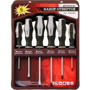 SDS06BH Набор отверток стержневых с крепежной планкой, 6 предметов