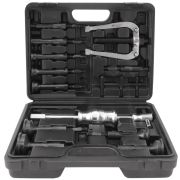 SHIPS858 Съемник подшипников с цанговыми захватами за внутреннюю обойму и обратным молотком в наборе, диапазон захватов 8-58 мм