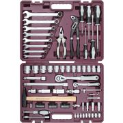 TS077 Набор инструмента универсальный 1/4«, 1/2»DR, 77 предметов